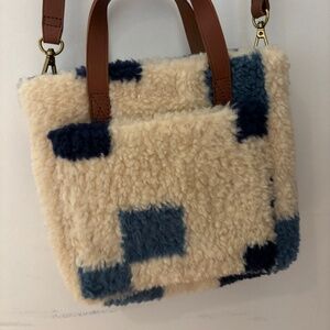 NWT Madewell Fuzzy Bag